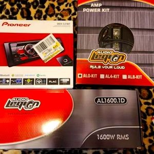 Head unit and Amp and wiring kit